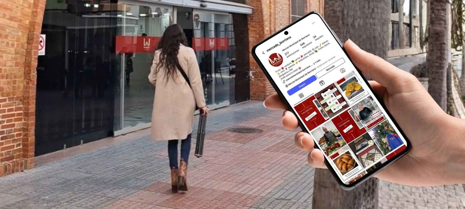 gestión de redes sociales del Mercado de Burriana